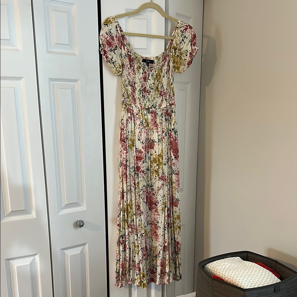 Lulu's Multicolor Floral Maxi Dress